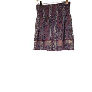 Abercrombie and Fitch Elastic Boho Skirt with liner Medium